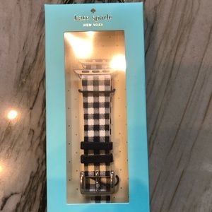 Kate Spade Apple Watch Strap Band Gingham Check